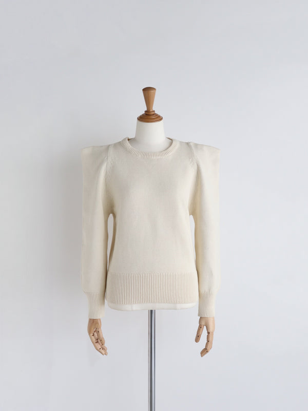 St.cecilia TSUNO L/S ニット