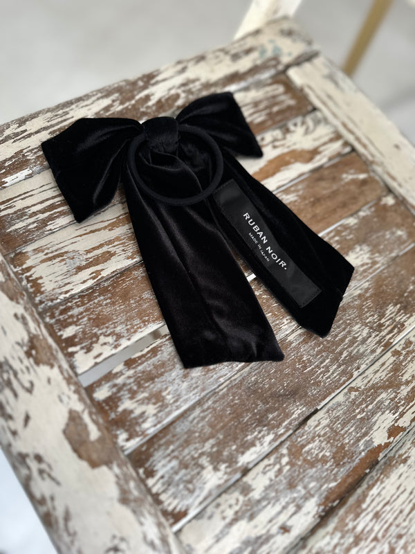 RUBAN NOIR. VELOR RIBBON HAIR TIE ベロアリボン