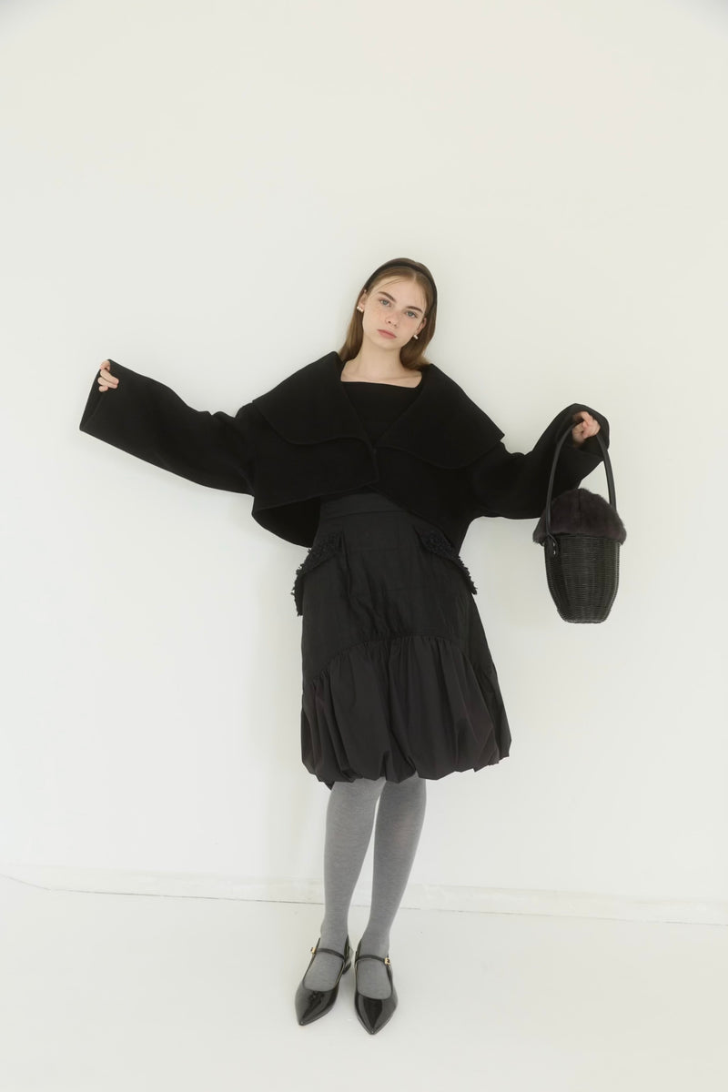 St.cecilia ビッグカラーボレロ– GIRLISH