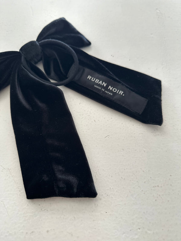 RUBAN NOIR. VELOR RIBBON HAIR TIE ベロアリボン