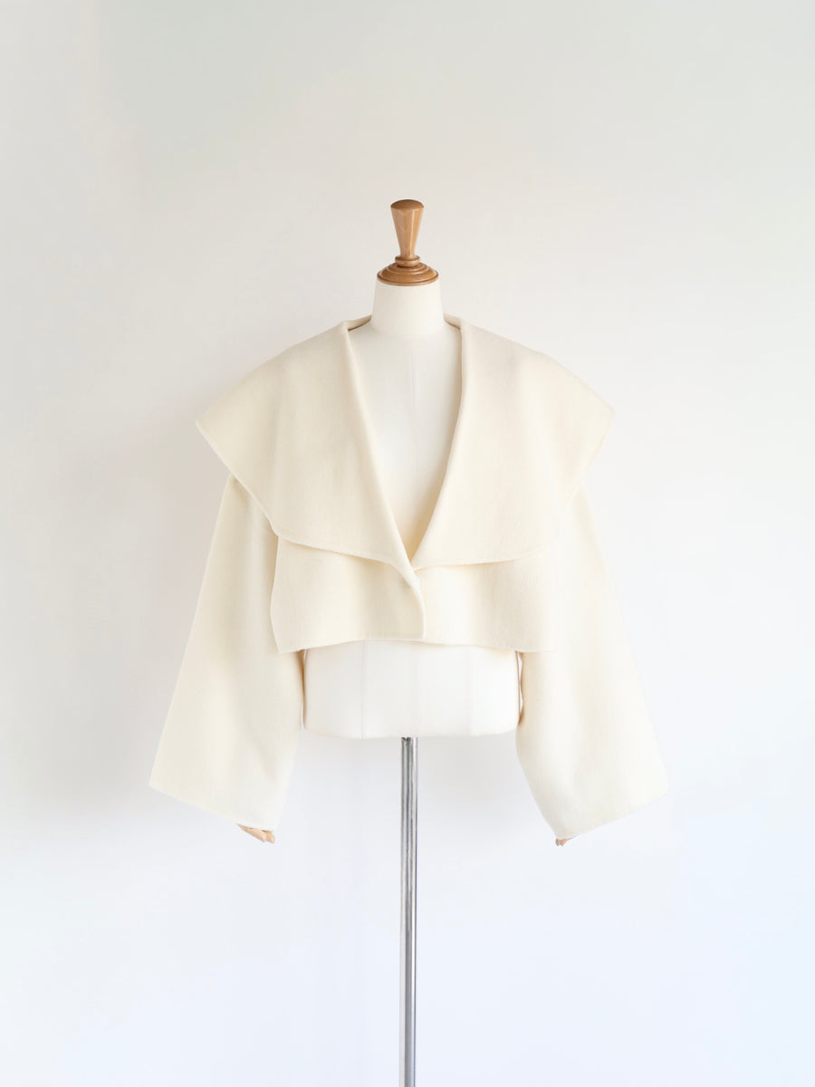 【GIRLISH St.cecilia ビッグカラーボレロ キャメル】 St.cecilia ビッグカラーボレロ – GIRLISH