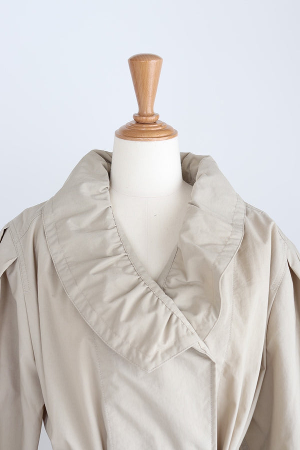 ISABEL MARANT フリルネックコート