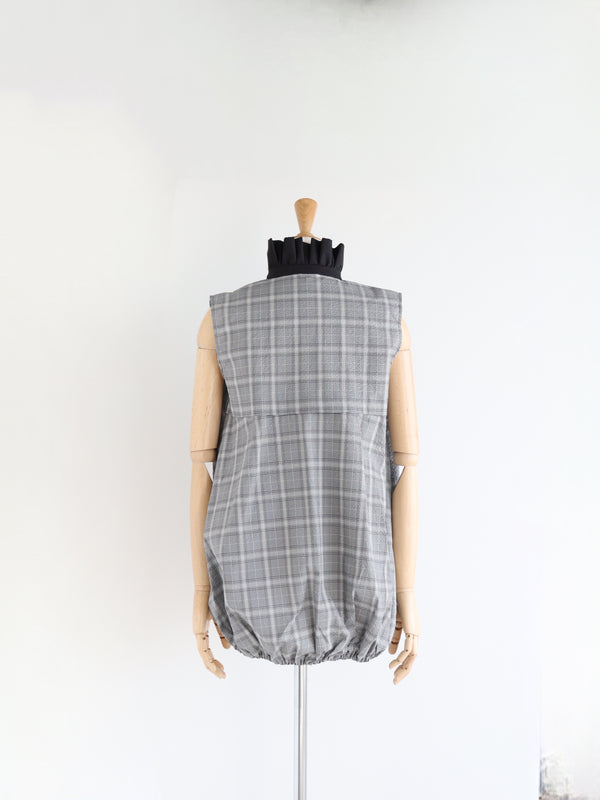 St.cecilia ネックフリルブラウス