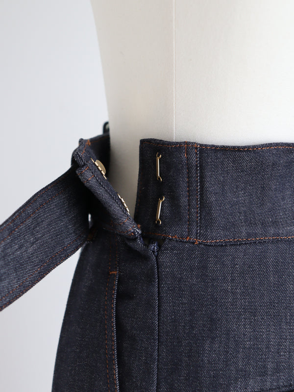 St.cecilia デニムラップパンツ