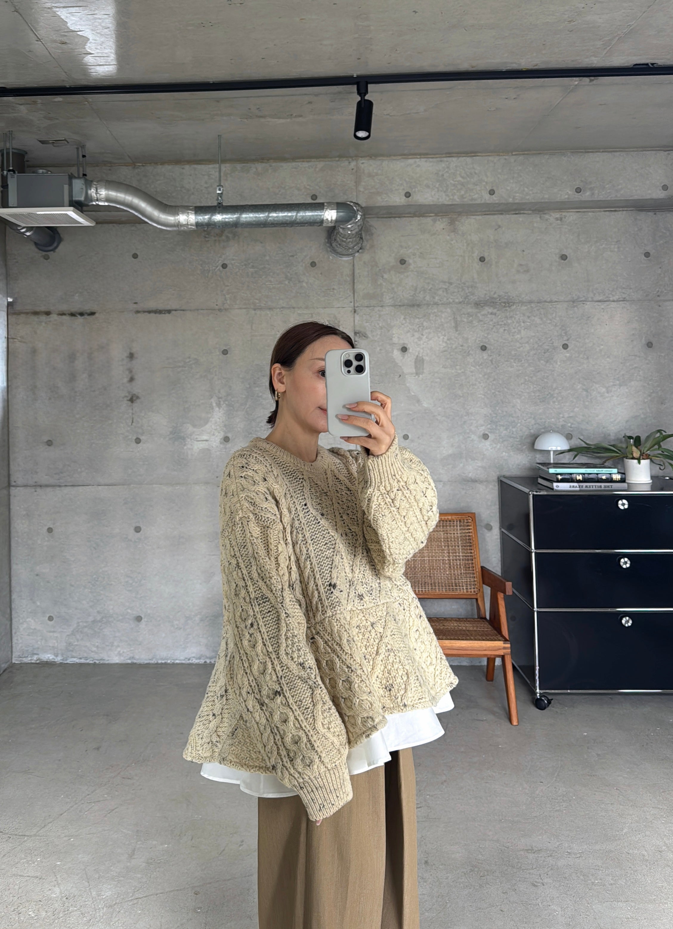 Reborn ヴィンテージペプラムニット《Evelyn》 – GIRLISH