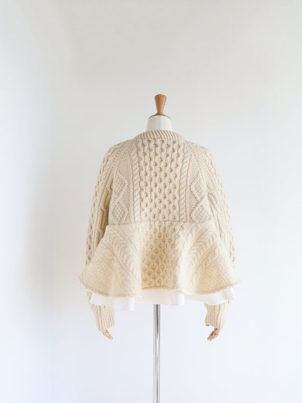 Reborn ヴィンテージペプラムニット《Katie》