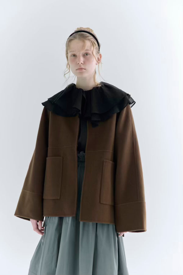 【予約】⚠️通常商品と同梱不可⚠️ St.cecilia リバーウールコート