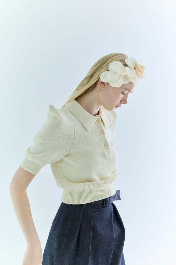 St.cecilia TSUNOポロニット