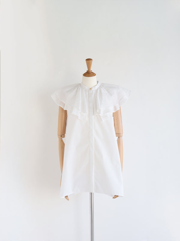 St.cecilia ポピーノースリーブブラウス