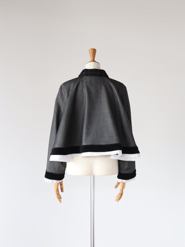 St.cecilia フレアジーンジャケット