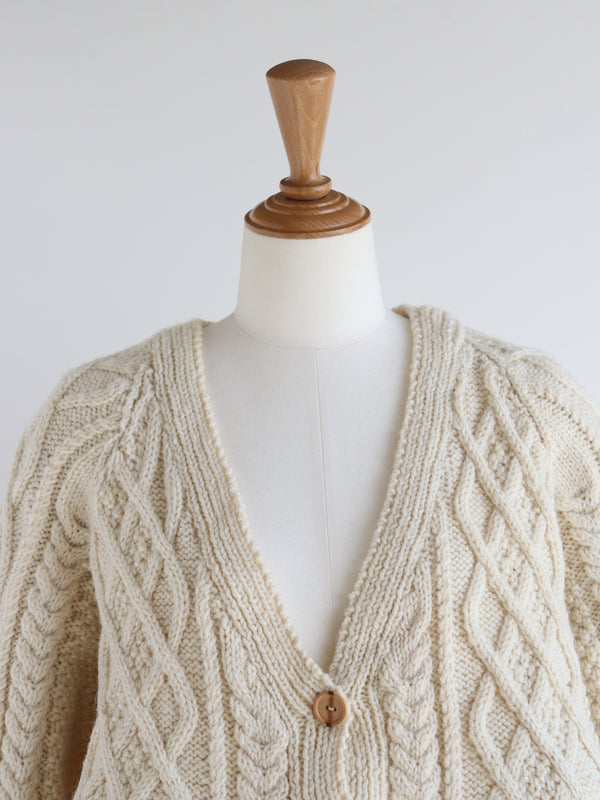 Reborn ヴィンテージペプラムカーディガン《Lilly》