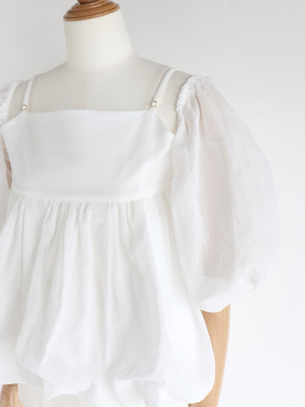 St.cecilia シャボンブラウス