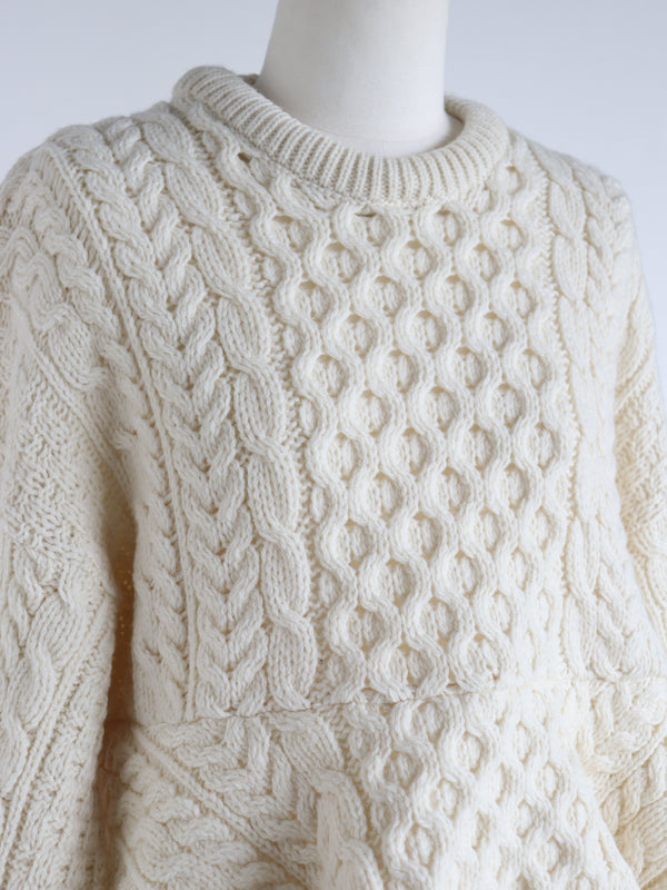 Reborn ヴィンテージペプラムニット《Katie》