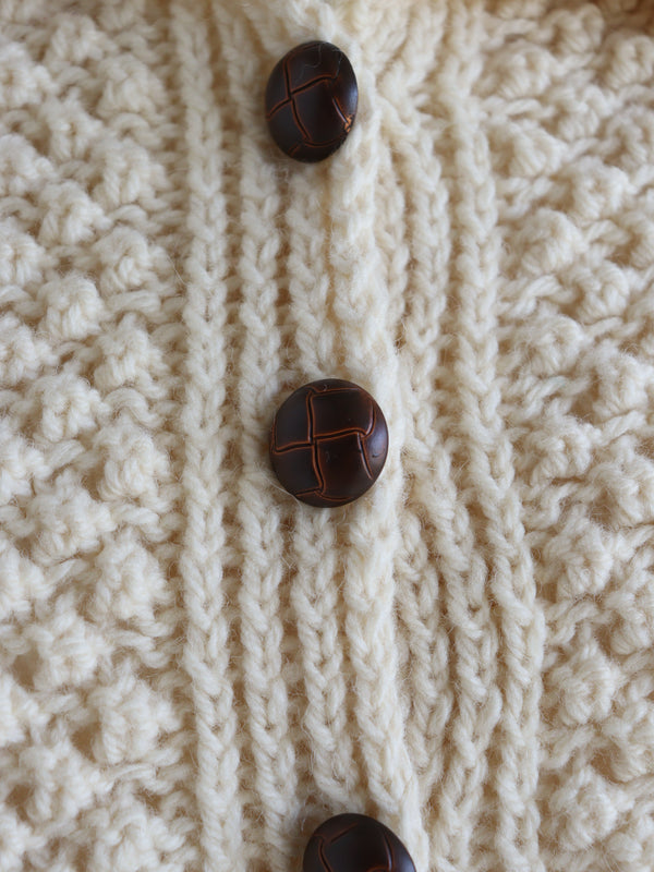 Reborn ヴィンテージペプラムカーディガン《Teddy》