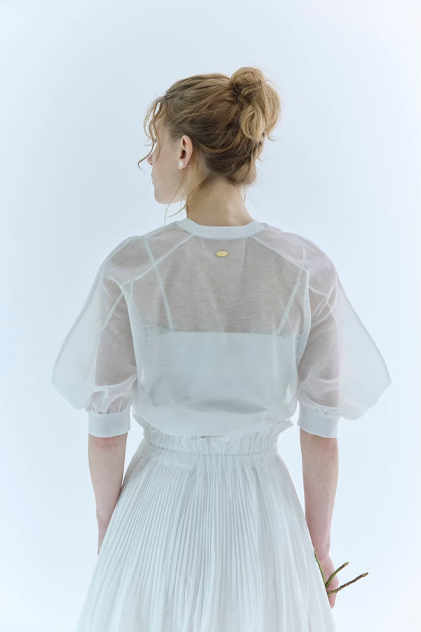 St.cecilia シアーリネンニット