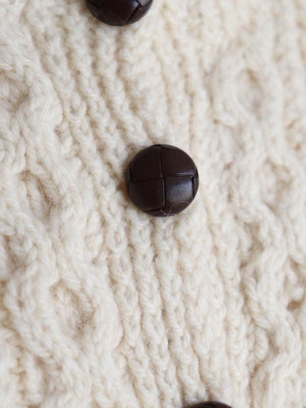 Reborn ヴィンテージペプラムカーディガン《Annie》