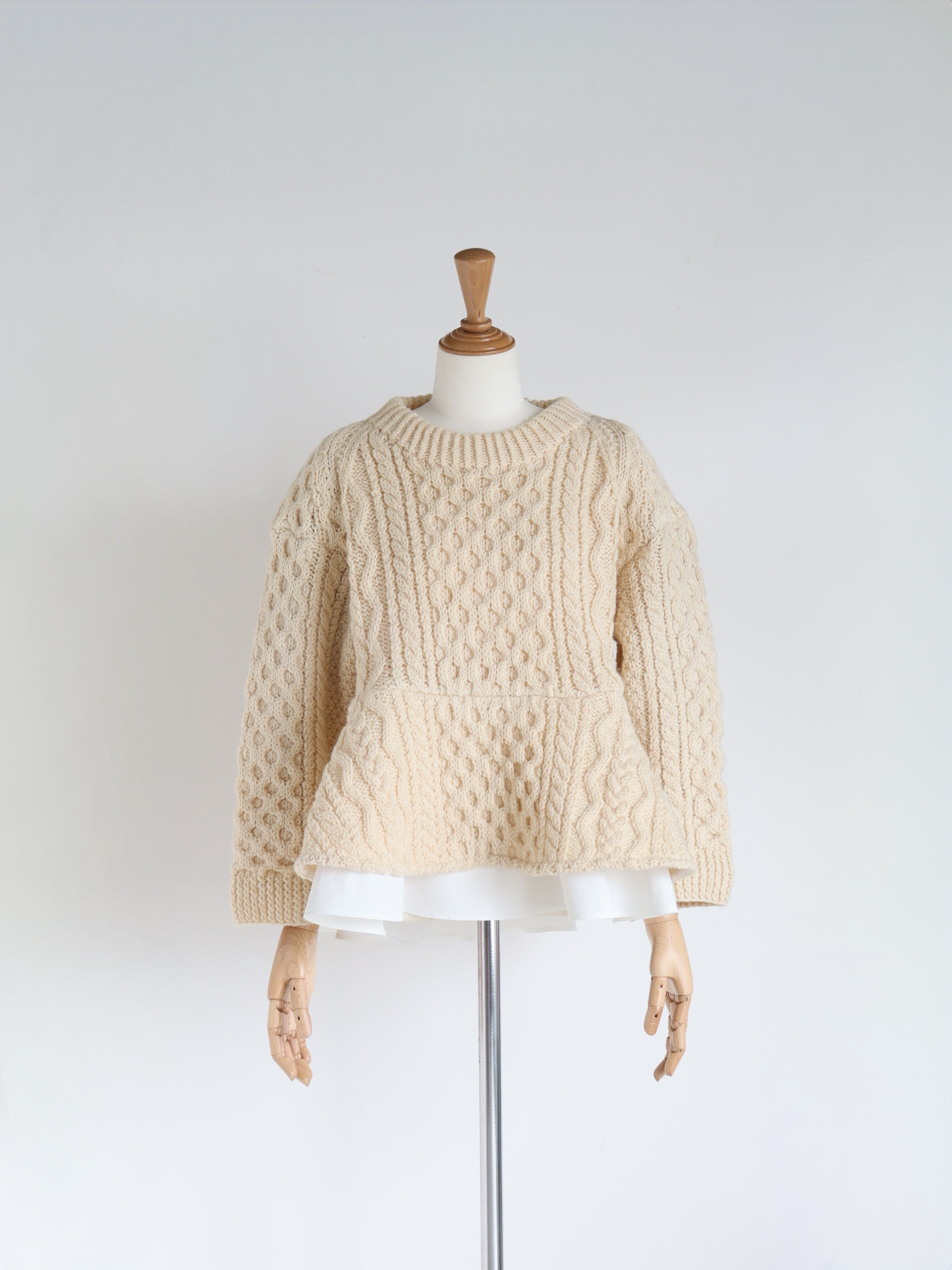 Reborn ヴィンテージペプラムニット《Olivia》 – GIRLISH