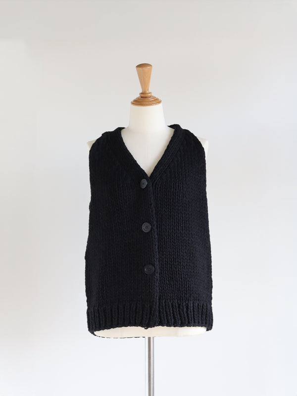 St.cecilia チャンキーニットジレ