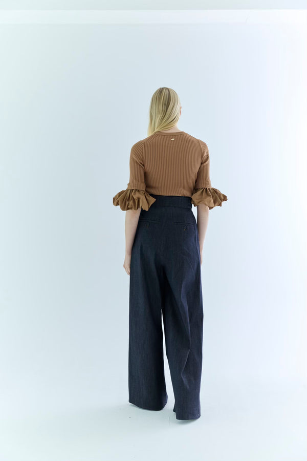 St.cecilia デニムラップパンツ