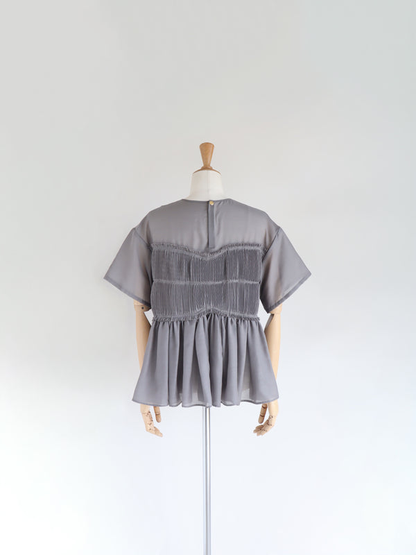 St.cecilia アコーディオンブラウス
