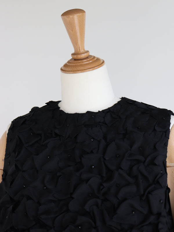 St.cecilia BLACK LINE フロレットトップス