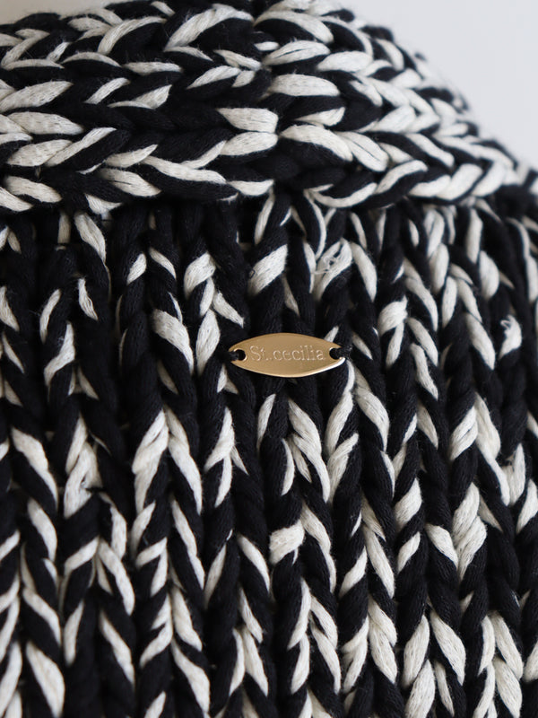 St.cecilia チャンキーニットジレ