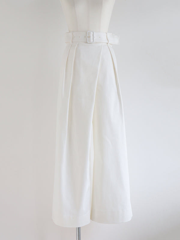 St.cecilia デニムラップパンツ