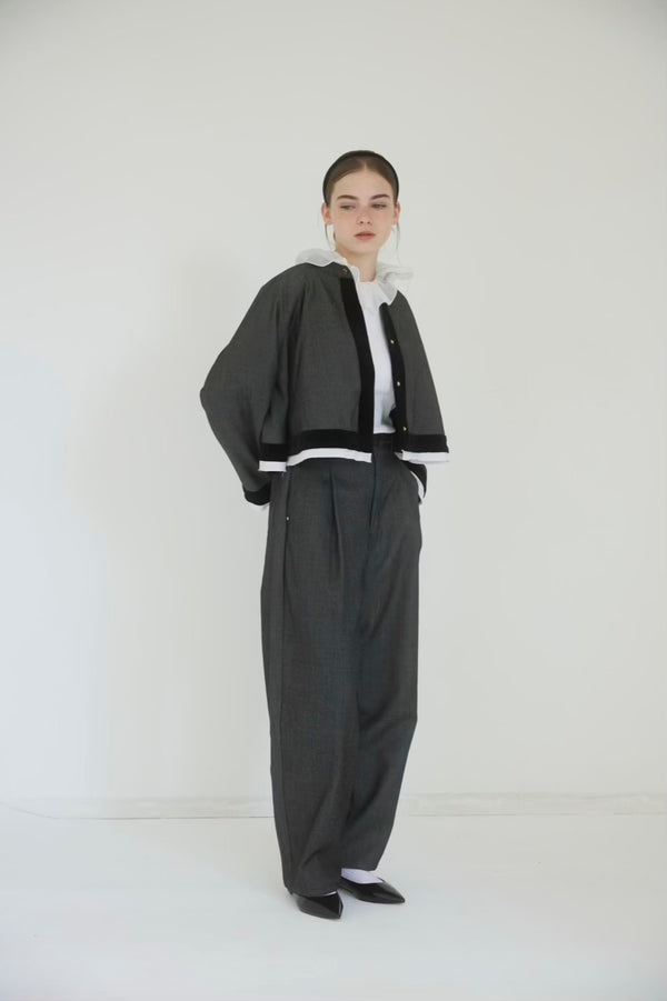 St.cecilia フレアジーンジャケット