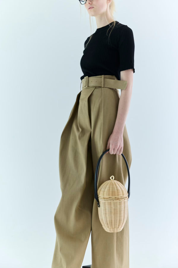 St.cecilia デニムラップパンツ