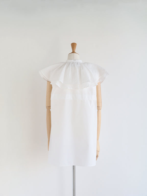 St.cecilia ポピーノースリーブブラウス