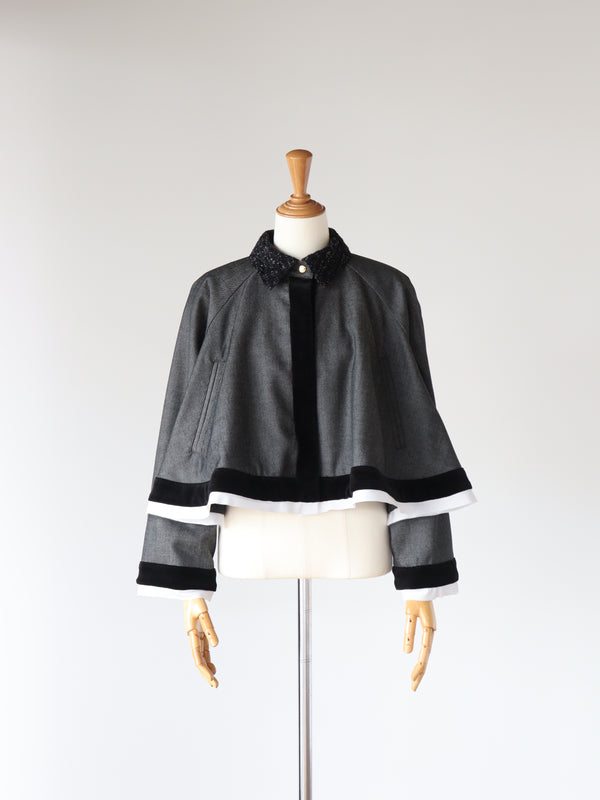 St.cecilia フレアジーンジャケット