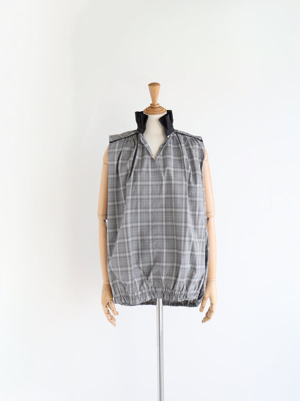 St.cecilia ネックフリルブラウス