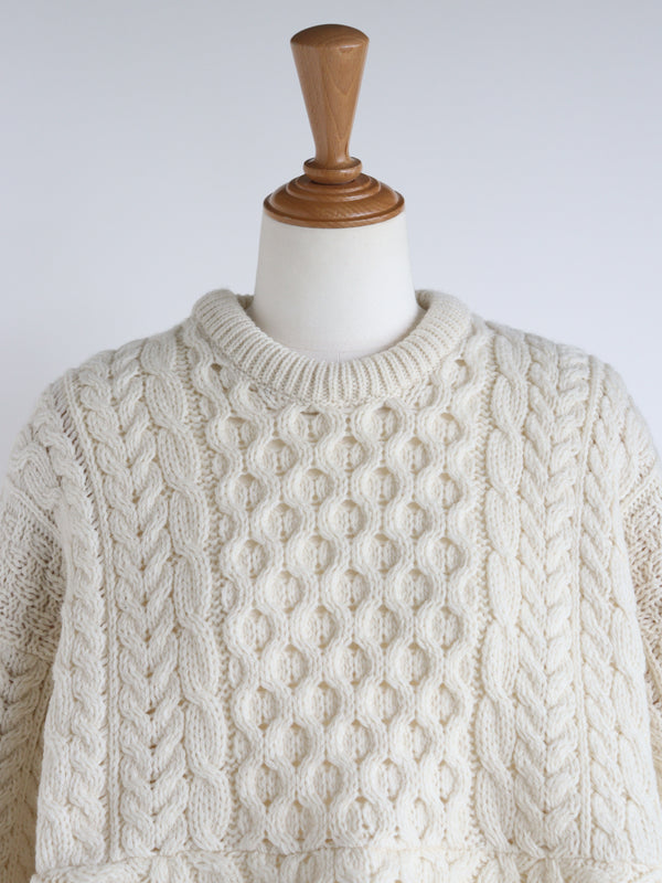 Reborn ヴィンテージペプラムニット《Benji》