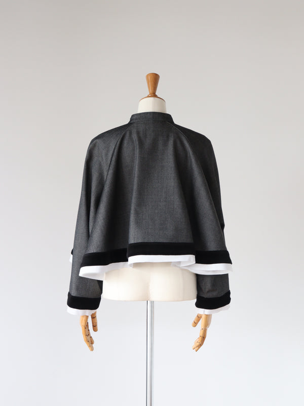 St.cecilia フレアジーンジャケット