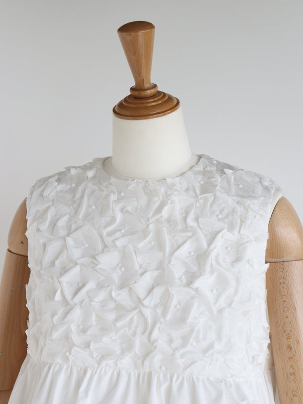 St.cecilia BLACK LINE フロレットトップス