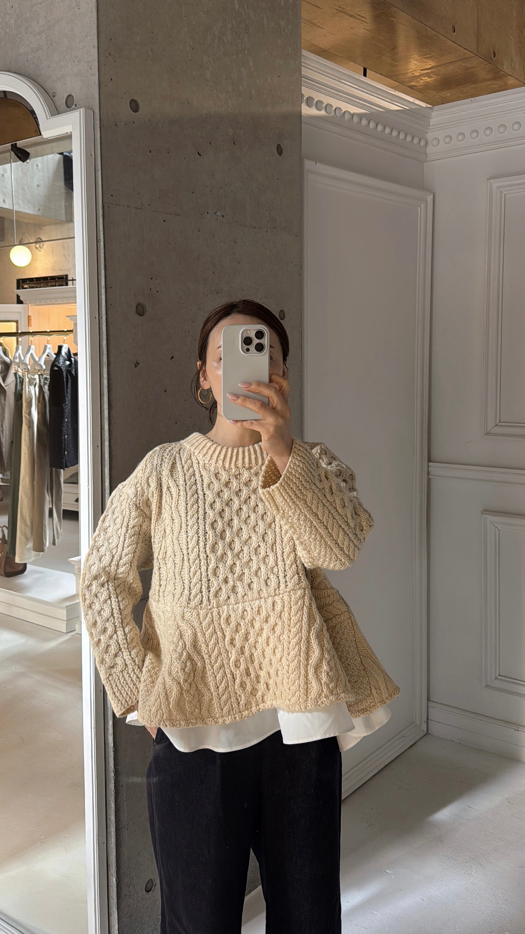 Reborn ヴィンテージペプラムニット《Olivia》 – GIRLISH