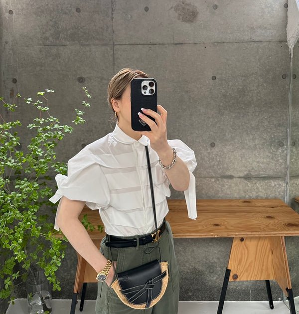 St.cecilia TUCK BLOUSE Part2