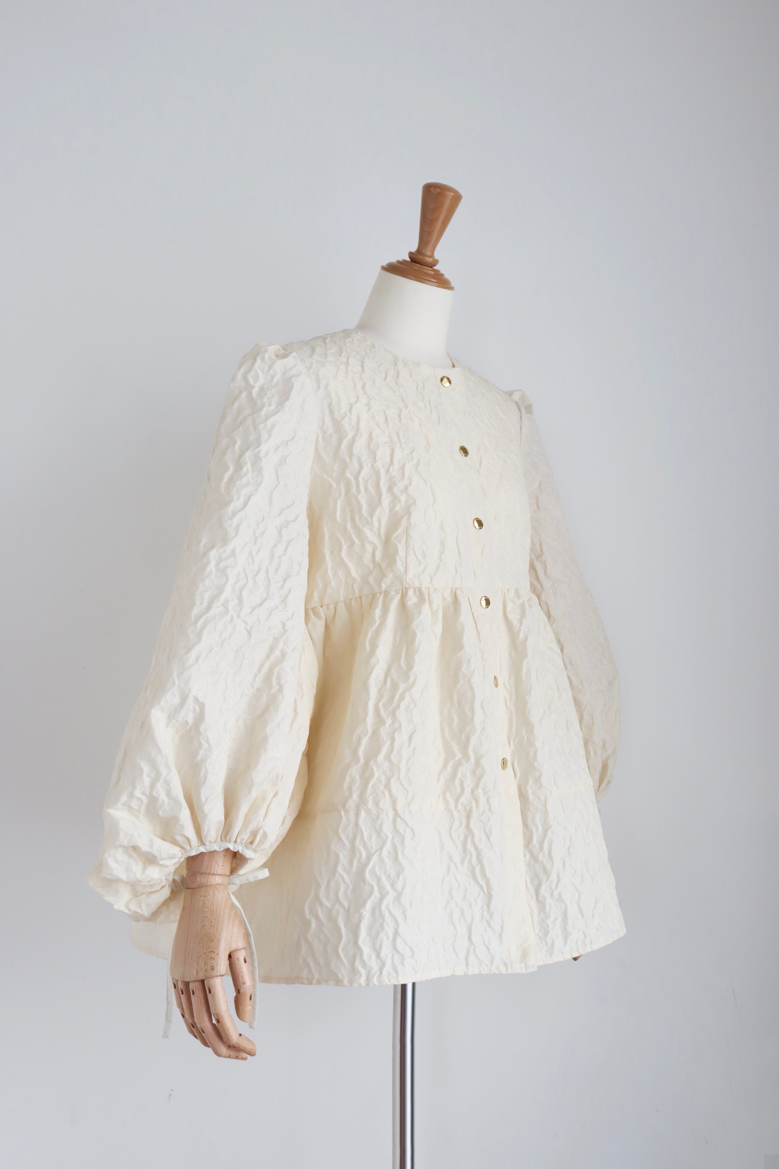 St.cecilia PEANUT BLOUSE アイボリー